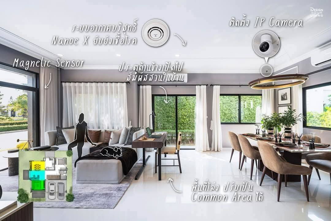 รูป บ้านเดี่ยวแปลงใหญ่  80 ตร.วา ทำเลมุมส่วนตัว - รูปที่ 5/22