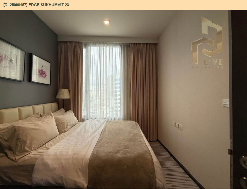 picture DL25090157 Condo for rent, Edge Sukhumvit 23 near BTS Asok, ready to move in, call urgently 0656133286 LineID @655ebbvc - 6/10