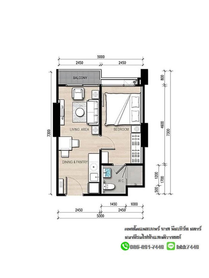 picture FOR RENT: Amber by Eastern Star 35 Sqm. One Bedroom - 4/20
