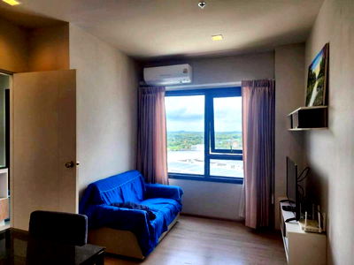 Condos for rent Rayong : For Rent, Escent Rayong 1 Condo, Central view, room size 31 sq m., has washing machine.