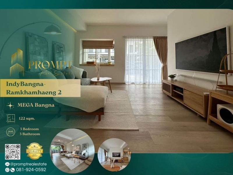 บ้านเดี่ยวให้เช่า : IJ04277 - Indy Bangna - Ramkhamhaeng 2