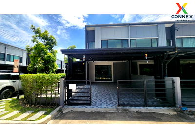 Townhouses for sale Big C Foodplace Sukhaphiban 5 : For Sale Townhouse/Townhome  , Pleno Ramintra - Chatuchot , O Ngoen , Sai Mai , Bangkok , CX-130179 ✅ Live chat with us ADD LINE @connexproperty ✅ 
