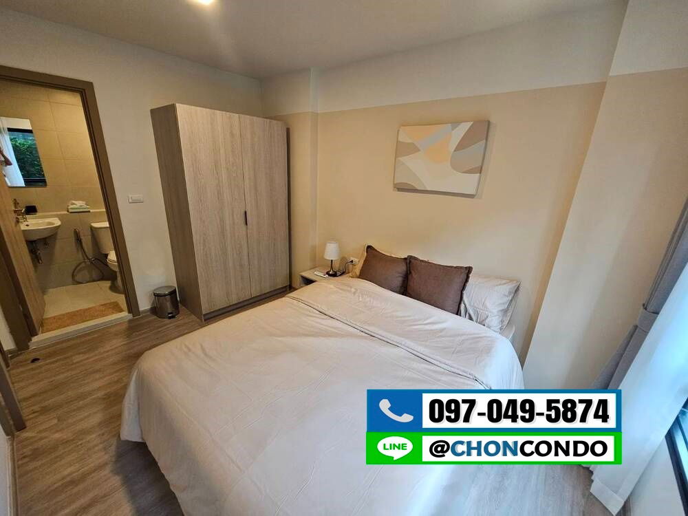 รูป DCondo  Sense ชั้น1 ตึกA  ------------ห้องใหม่ + ตกแต่งสวย-----------Tel 097-049-5874 (Line: @choncondo มี@ด้วย) - รูปที่ 9/17