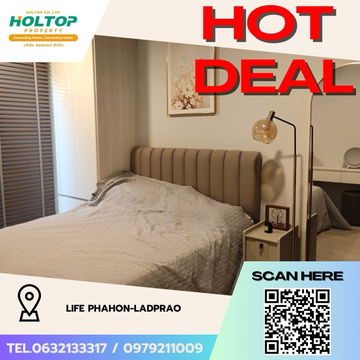 #Z2333💥070668🔥 Condo for rent: Life Phahon-Ladprao