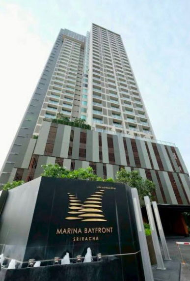 picture Condo for sale in Sriracha, very luxurious, in the heart of the city, Marina Bay Front, high floor, beautiful view. - 1/11