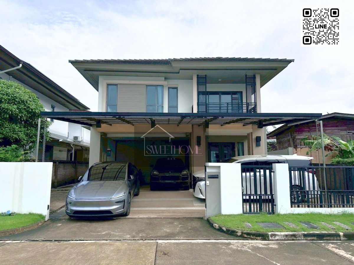รูป ขายบ้านเดี่ยวหมู่บ้าน เศรษฐสิริ​ ราชพฤกษ์​-จรัญ​ 2 พร้อมอยู่​ ใกล้ศิริราชและ MRT บางขุนนนท์  - รูปที่ 1/10