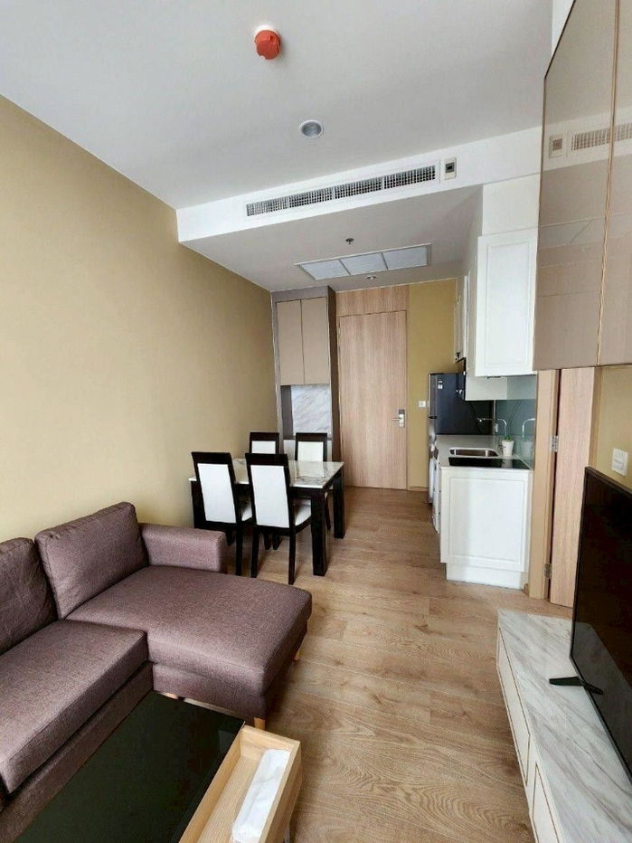 picture WS3235 🏢 For rent Noble BE19 City View, unblocked city view, beautiful high angle view, only 26,500 baht/month. - 3/6