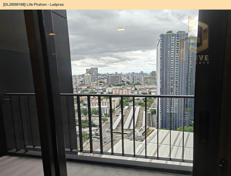 picture DL25090168 Condo for rent, Life Phahon - Ladprao near BTS Ha Yaek Lat Phrao, ready to move in, call urgently 0656133286 LineID @655ebbvc - 8/8