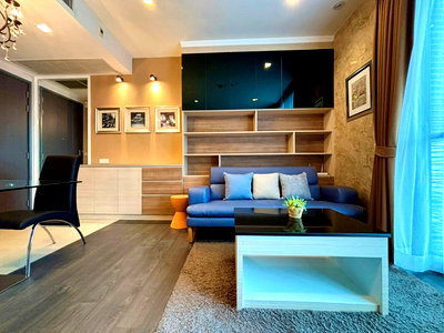 Condos for rent : TA7437📲LineID @556ryccg🚄42 sqm 1 Bedroom Floor11 Edge Sukhumvit23 Fully furnished near BTS Asoke and MRT Sukhumvit