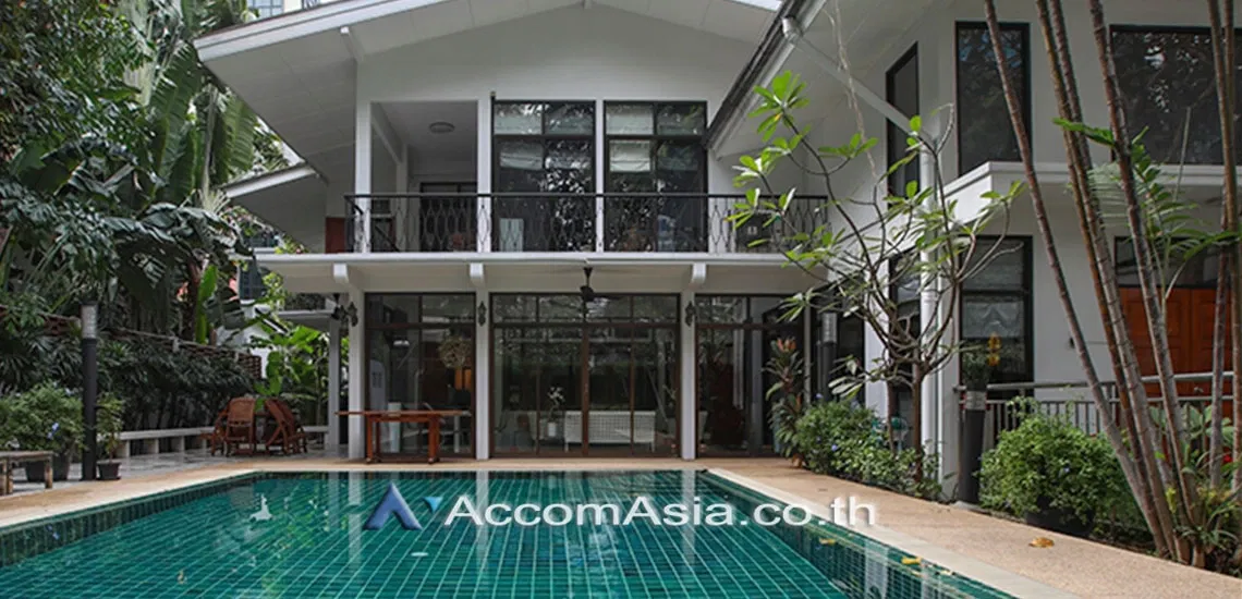 picture 🔼🔽 AccomA 📩 Private Swimming Pool 3 BR House in  Lumphini (AA27874) - 2/5