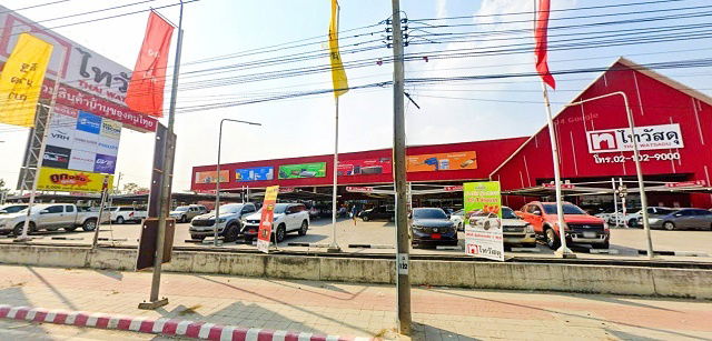 รูป ให้เช่าโกดัง 180 ตร.ม. ติดถนนใหญ่ ถ.ชัยพฤกษ์. 1-2นอน ไทวัสดุ ชัยพฤกษ์ โรบินสันไลฟ์สไตล์ ราชพฤกษ์ 900 ม. ที่จอดรถกว้าง สิบล้อเข้า-ออก - รูปที่ 4/8