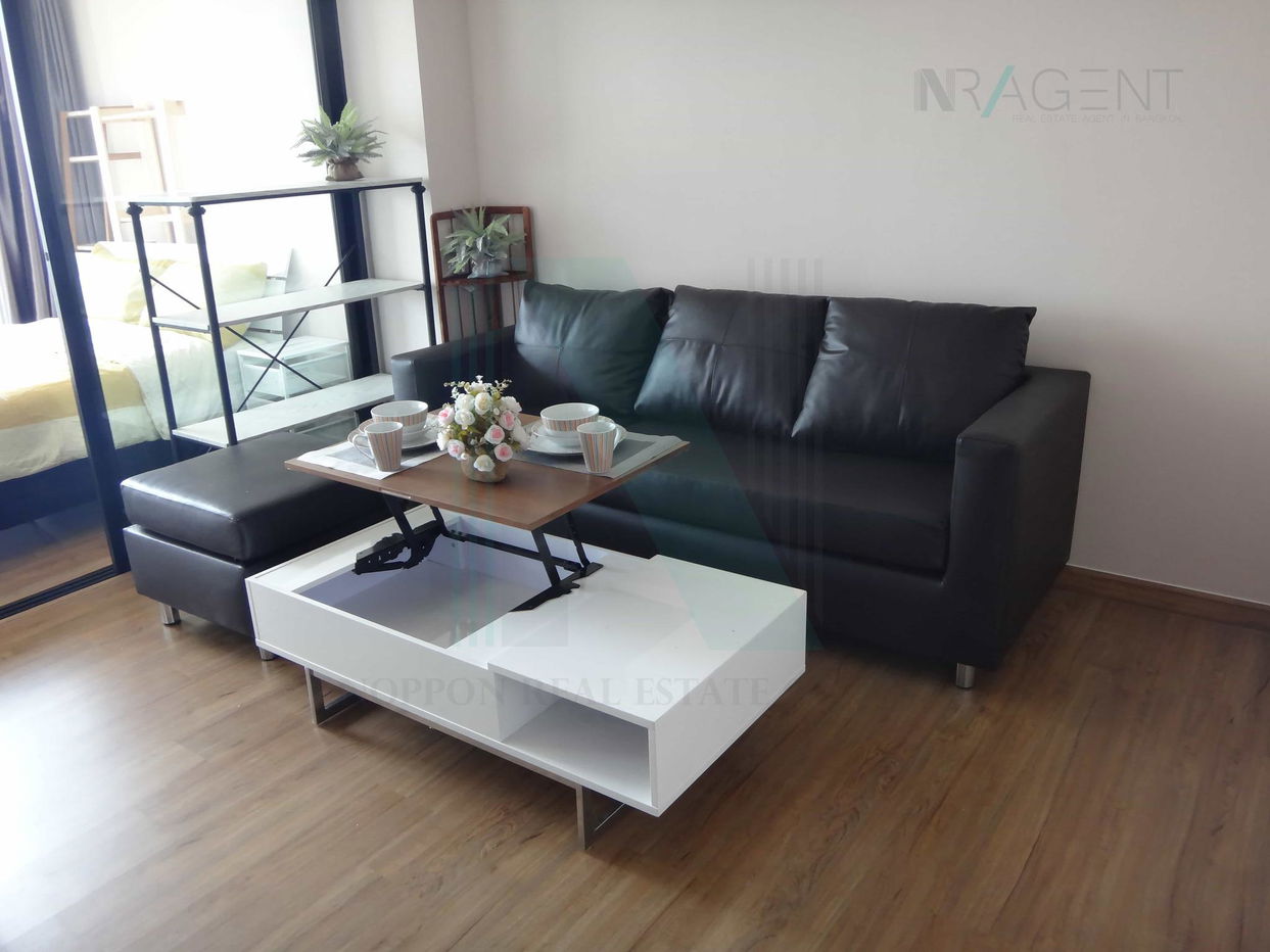 รูป ให้เช่าคอนโด เดอะ ทรี อินเตอร์เชนจ์ อาคาร A ชั้น 41 1 ห้องนอน ขนาด 36 ตรม ใกล้ โรงพยาบาลบางโพ - รูปที่ 2/8