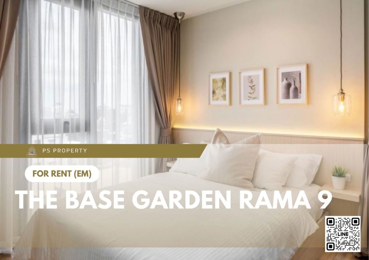 picture For rent 🔥 The Base Garden Rama 9 🔥 Fully furnished and equipped, near Central Grand Rama 9 - 1/9