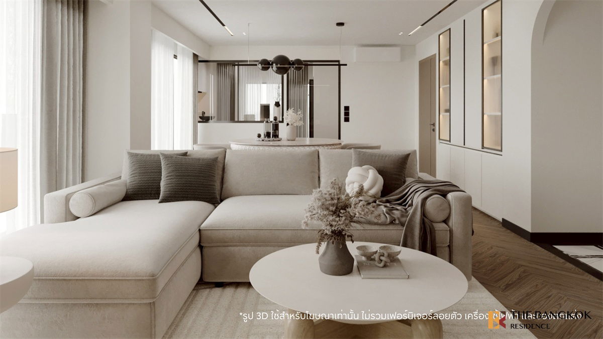 รูป ⚡Ruamjai Height , Spacious Luxury Living in Sukhumvit 39 near BTS Phrom Phong - รูปที่ 3/9