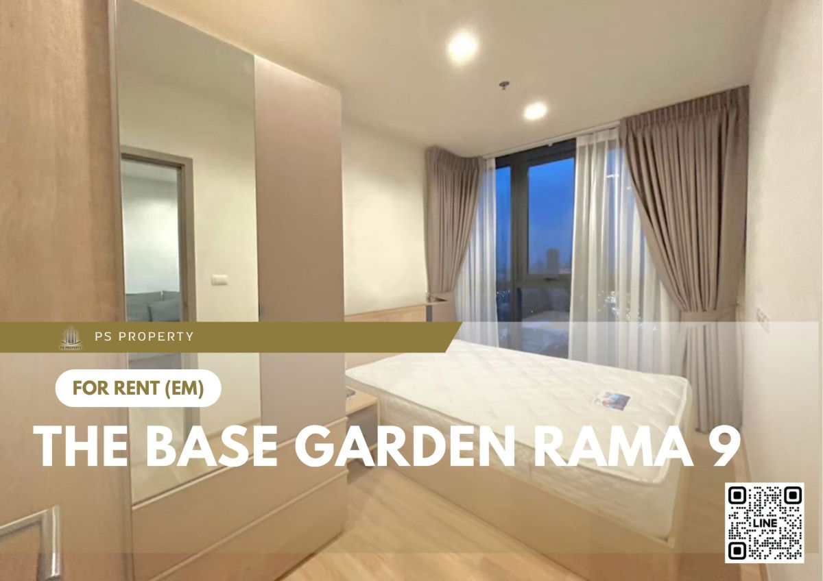 picture For rent 📍 The Base Garden Rama 9 📍 near APL Ramkhamhaeng, fully furnished and equipped with appliances - 1/11