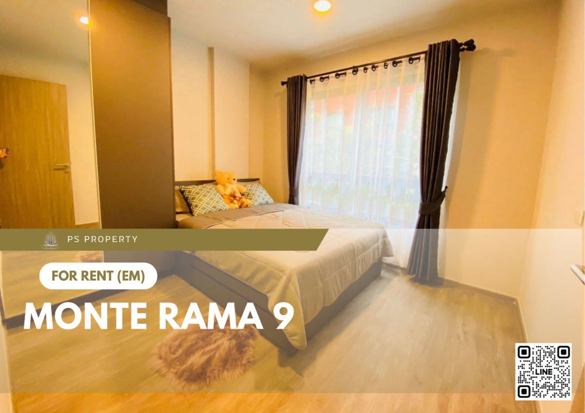 picture For rent 📍 Monte Rama 9 📍 Fully furnished and equipped, near MRT Ramkhamhaeng - 1/11