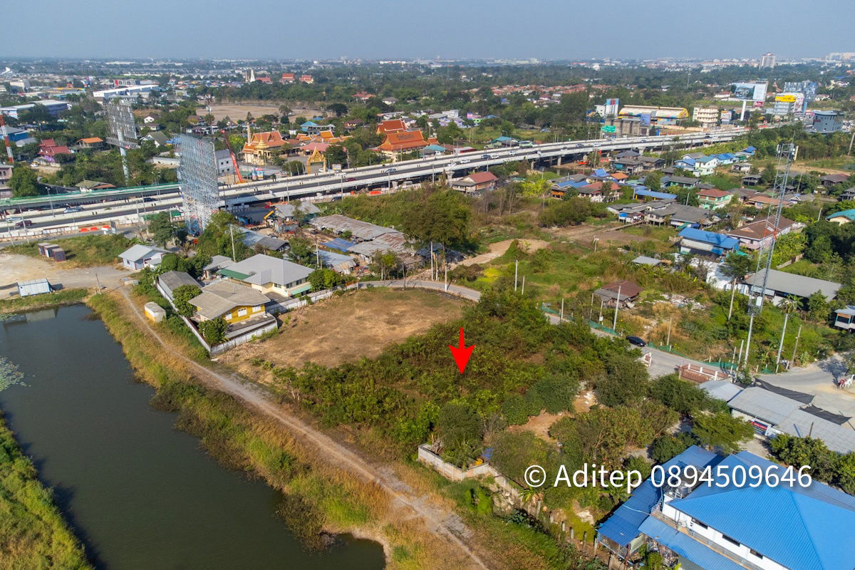 รูป ขาย ที่ดิน ถนนชัยพฤกษ์ ปากเกร็ด 1 ไร่กว่า เข้าซอย 150 ม. ใกล้แม่น้ำเจ้าพระยา ถนนราชพฤกษ์ สะพานพระราม 4 ที่ดินถมแล้ว - รูปที่ 14/26