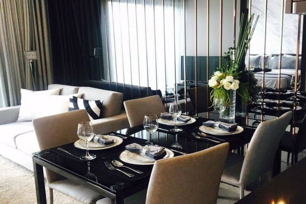 picture For Sale ! prime area, high floor, Pool View, Corner room!🔥Code C20230108967......Rhythm Asoke 1, 2 bed, 1 bath, furnished, Special Deal!! - 2/4