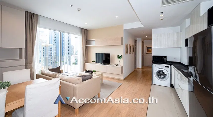 รูป 🔼🔽 AccomA 📩 Corner Unit 2 BR Condominium @HQ Thonglor (AA27567) - รูปที่ 2/13