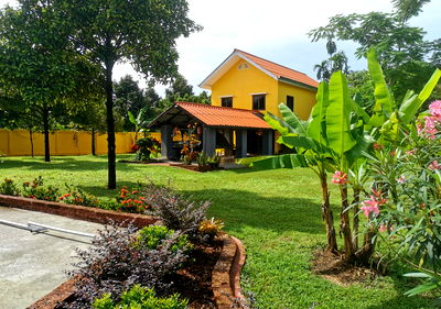 บ้านเดี่ยว ระยอง : บ้านสวนสวยพร้อมเนื้อที่กว้างใหญ่ 