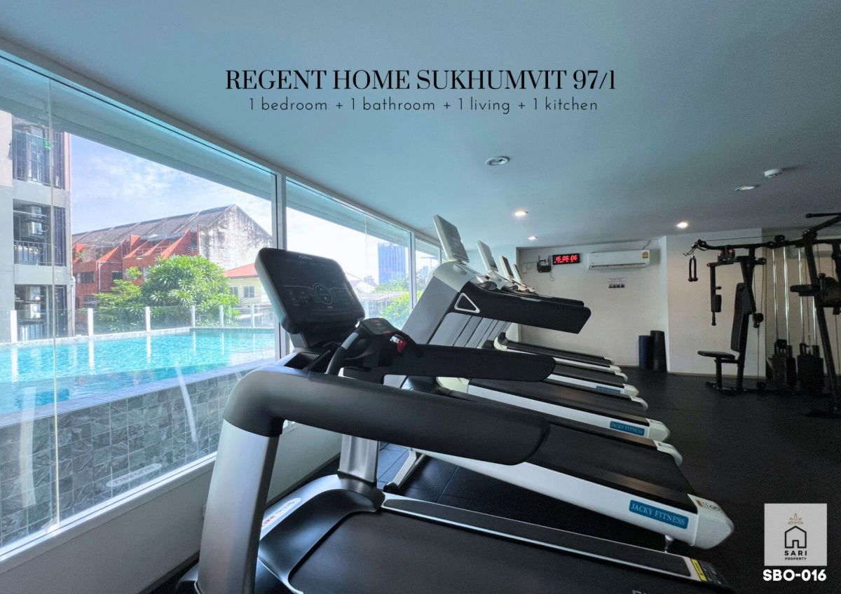 รูป ห้องมุมวิวสระ หายากสุดในโครงการ เฟอร์พร้อมอยู่ ใกล้ BTS บางจาก Regent Home Sukhumvit 97/1 - รูปที่ 15/17