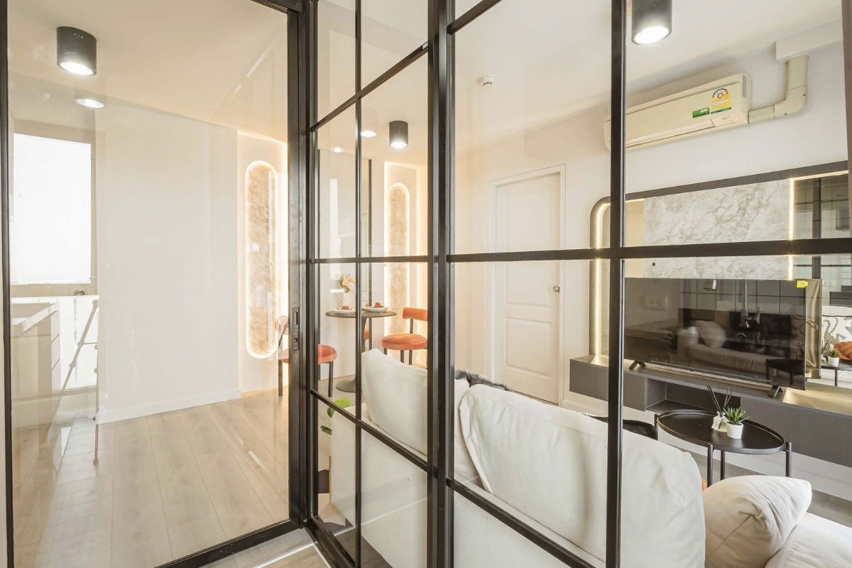 รูป ห้องใหญ 37 ตร.ม. 400 ม. BTS พหลโยธิน 24 ราคาผ่อนสบายๆ  กระเป๋าใบเดียวเข้าอยู่ได้เลยยยย - รูปที่ 7/22