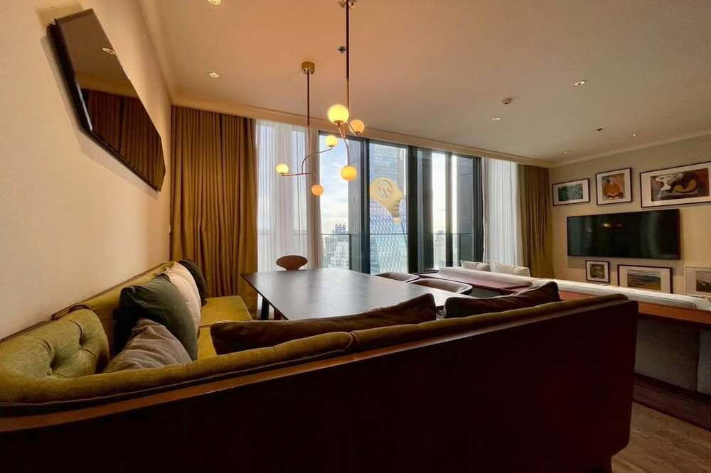 picture For Rent !! prime area, high floor 39++, city view!!🔥Code C20221209827...Noble Ploenchit, 3 bedroom Duplex, 3 bathroom, furnished, ready to move in - 4/22