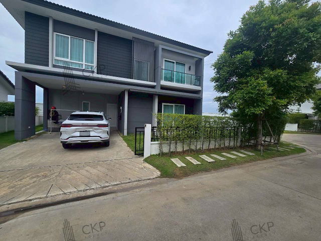 picture Single house, Centro Pracha Uthit 90, house opposite the roundabout, spacious area and garden area within the fence, shady atmosphere. - 2/24