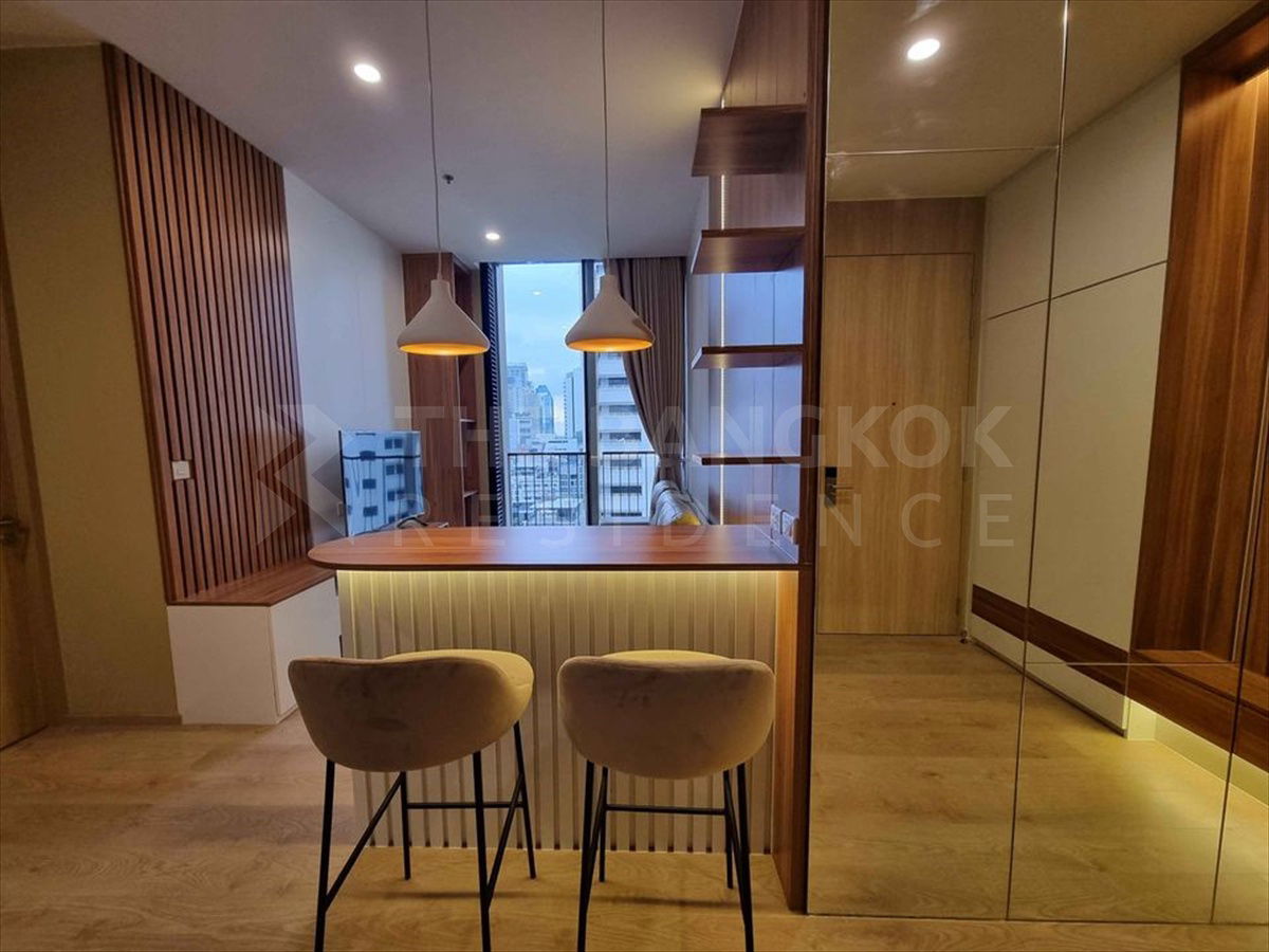 รูป  Noble BE19 🛋️ ห้อง built-in แต่งสวย & Upgraded Sanitary Ware 🛁 ใกล้ BTS อโศก  - รูปที่ 6/7