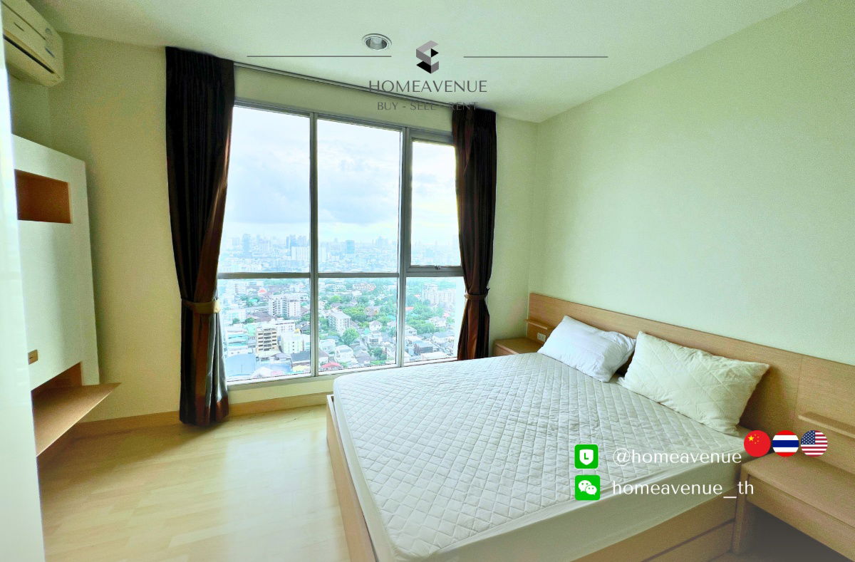 picture Rhythm Ratchada ✨ Renovated unit, ready to move in 🚇 Next to MRT Ratchadaphisek | Line: @homeavenue 💥HA-3225 - 3/9