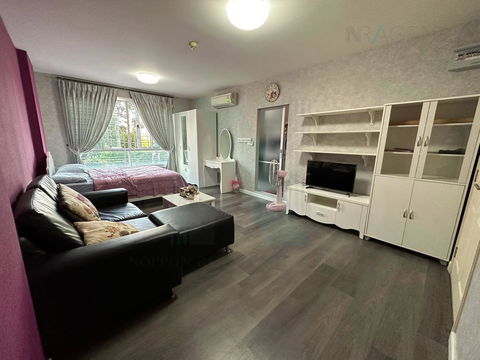 For Rent Condo DCONDO CAMPUS RESORT BANGNA Building A, Floor 3,Studio, Room size 30 sqm