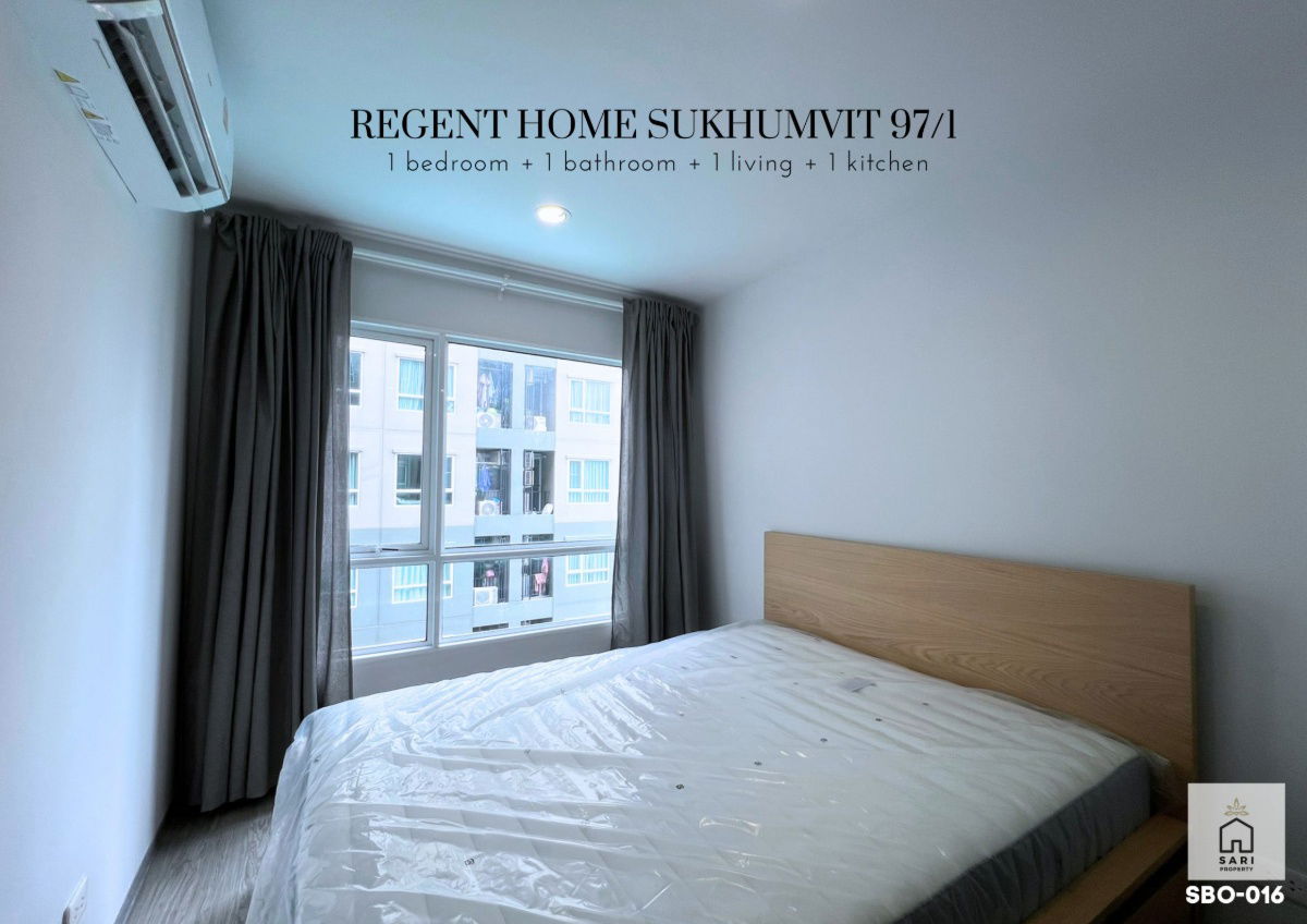 รูป ห้องมุมวิวสระ หายากสุดในโครงการ เฟอร์พร้อมอยู่ ใกล้ BTS บางจาก Regent Home Sukhumvit 97/1 - รูปที่ 2/17