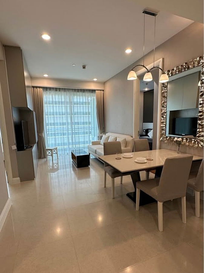 รูป TA7965✨LineID @556ryccg🚞2 ห้องนอน 73 ตรม ชั้น 11 Fully furnished Q Langsuan|คิว หลังสวน ใกล้ BTSชิดลม - รูปที่ 1/11