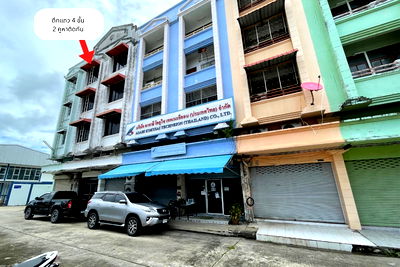 Shophouses for rent Provincial Electricity Authority Ban Chang  : For rent - 2 connected commercial building, Banchang, Rayong