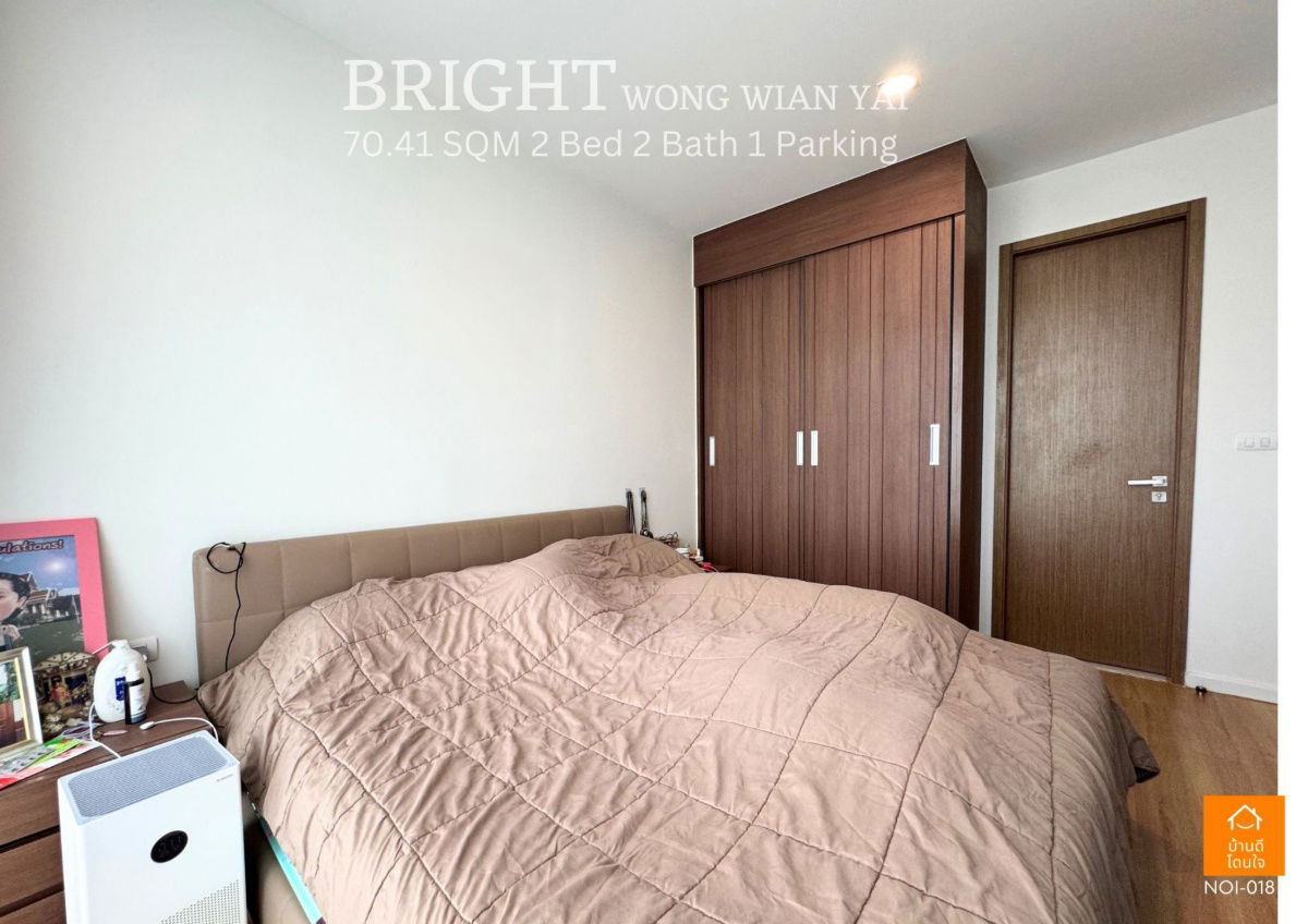 picture Bright Wong Wian Yai (70.41 sq m) 2 bedrooms, 2 bathrooms, fully furnished, ready to move in - 9/30
