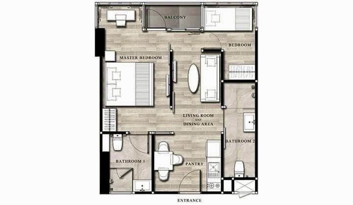 picture Infinity One Condo for sale in Chonburi, beautiful room, high floor, fully furnished,  move in ready - 13/15