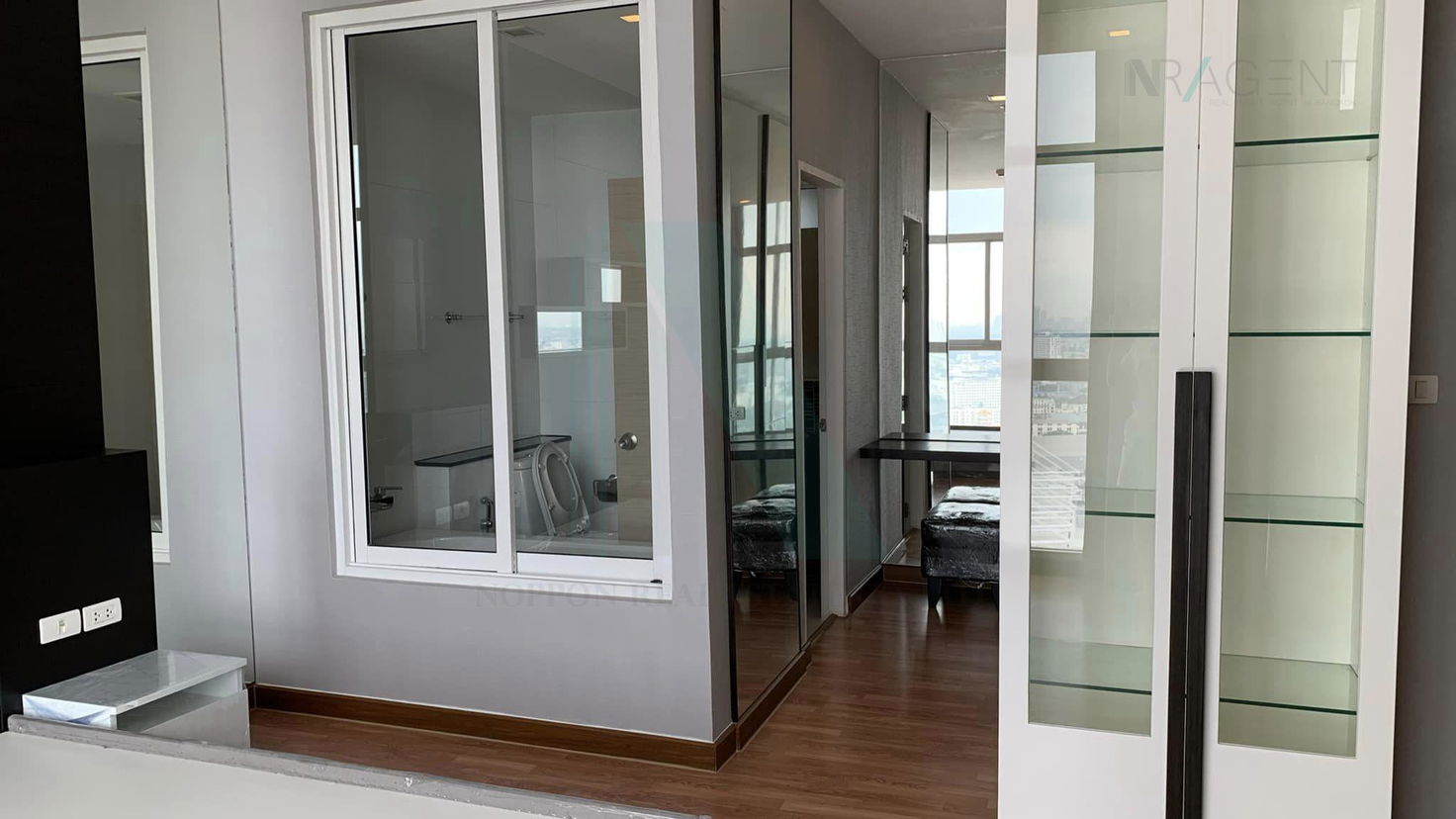 picture 🚩 For rent, The Coast Bangkok, 3 bedrooms, 35th floor, Building B, near BTS Bang Na. - 6/8