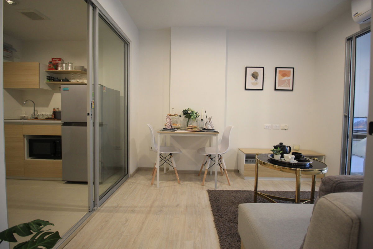 รูป 🛋️ห้องใหญ่ไซต์พิเศษ! ขนาด 34 ตร.ม. 1 ห้องนอนใหญ่  1 ห้องอเนกประสงค์  กั้นเป็นสัดส่วน พร้อมโซนครัวที่แยกห้องชัดเจน  ฟรี! เฟอร์ครบเซ็ต*😍 - รูปที่ 9/9