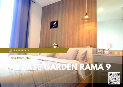 เช่าคอนโด เมเจอร์ ฮอลลีวูด รามคำแหง : ให้เช่า ✨ The Base Garden Rama 9 ✨ เฟอร์นิเจอร์ และ เครื่องใช้ไฟฟ้าครบ ใกล้ MRT พระราม 9