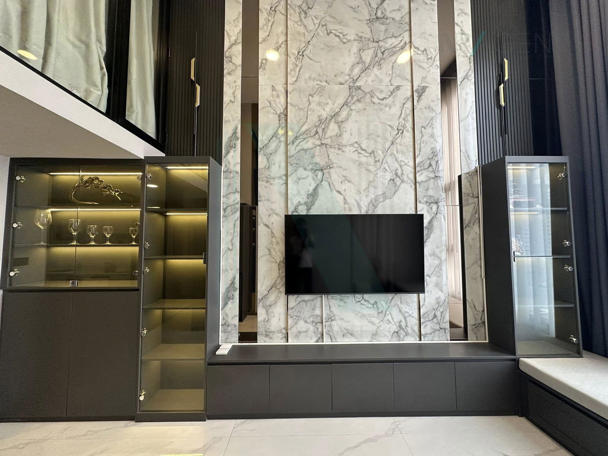 รูป ให้เช่าคอนโด โซโห​ แบงค็อก​ รัชดา อาคาร 1 ชั้น 15 Duplex 2 ห้องนอน ขนาด 48 ตรม ใกล้ MRT ห้วยขวาง - รูปที่ 7/8