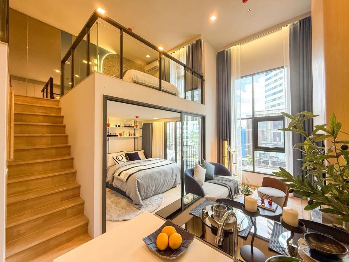 รูป The Base Urban Rama 9🔥 🏢 ใช้ชีวิตทันสมัย ใกล้เซ็นทรัลพระราม 9 และ G Tower 📞061-6161426 /065-4496399  🟢LINE: @wsrcondo - รูปที่ 3/4
