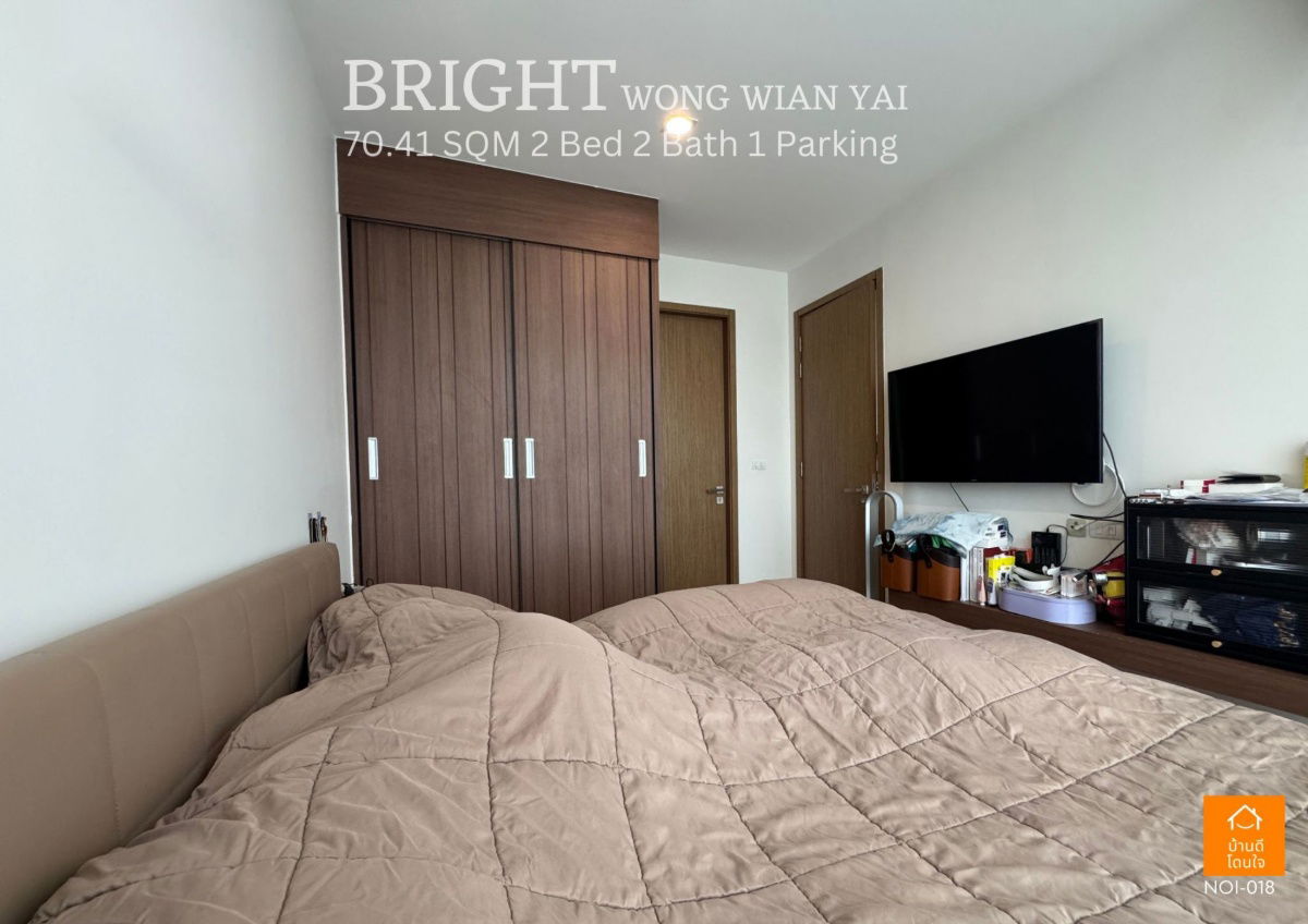 picture Bright Wong Wian Yai (70.41 sq m) 2 bedrooms, 2 bathrooms, fully furnished, ready to move in - 11/30