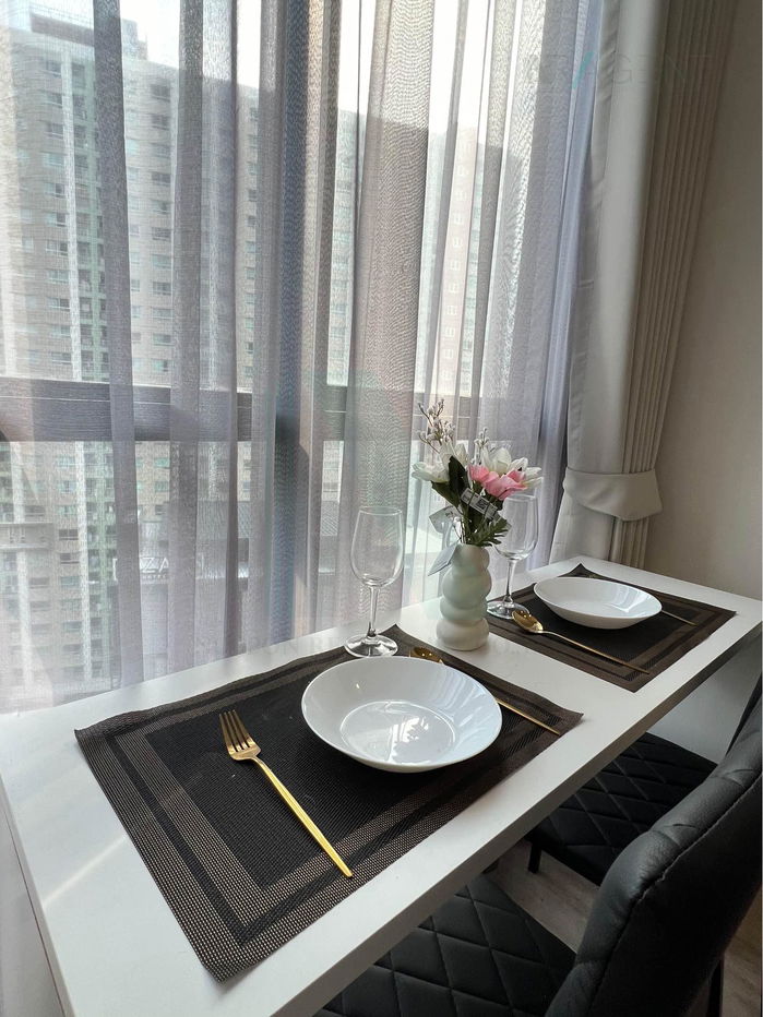 picture 🎉 For Rent Condo THE RICH RAMA 9 - SRINAKARIN Building 1, Floor 12,1 bed room, Room size 28 sqm - 7/8