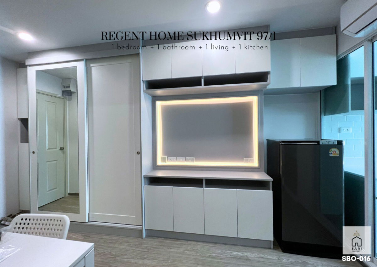 รูป ห้องมุมวิวสระ หายากสุดในโครงการ เฟอร์พร้อมอยู่ ใกล้ BTS บางจาก Regent Home Sukhumvit 97/1 - รูปที่ 5/17