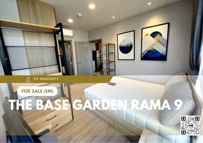 Condos for sale : Urgent sale 📍 The Base Garden Rama 9 📍 near APL Ramkhamhaeng, complete with furniture and appliances