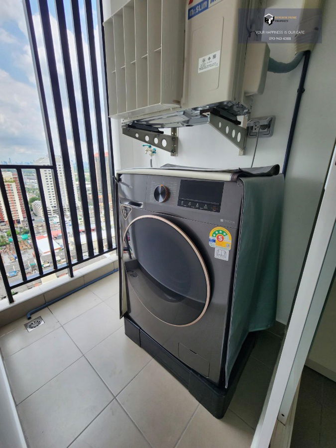 รูป Regent Home Bangna | 🚝ใกล้ BTS บางนา ห้องมุม วิวโค้งแม่น้ำเจ้าพระยา บางกระเจ้า เฟอร์นิเจอร์ Ikea & เครื่องใช้ไฟฟ้าครบ ฟรี Wi-Fi #2025090911791 - รูปที่ 9/10
