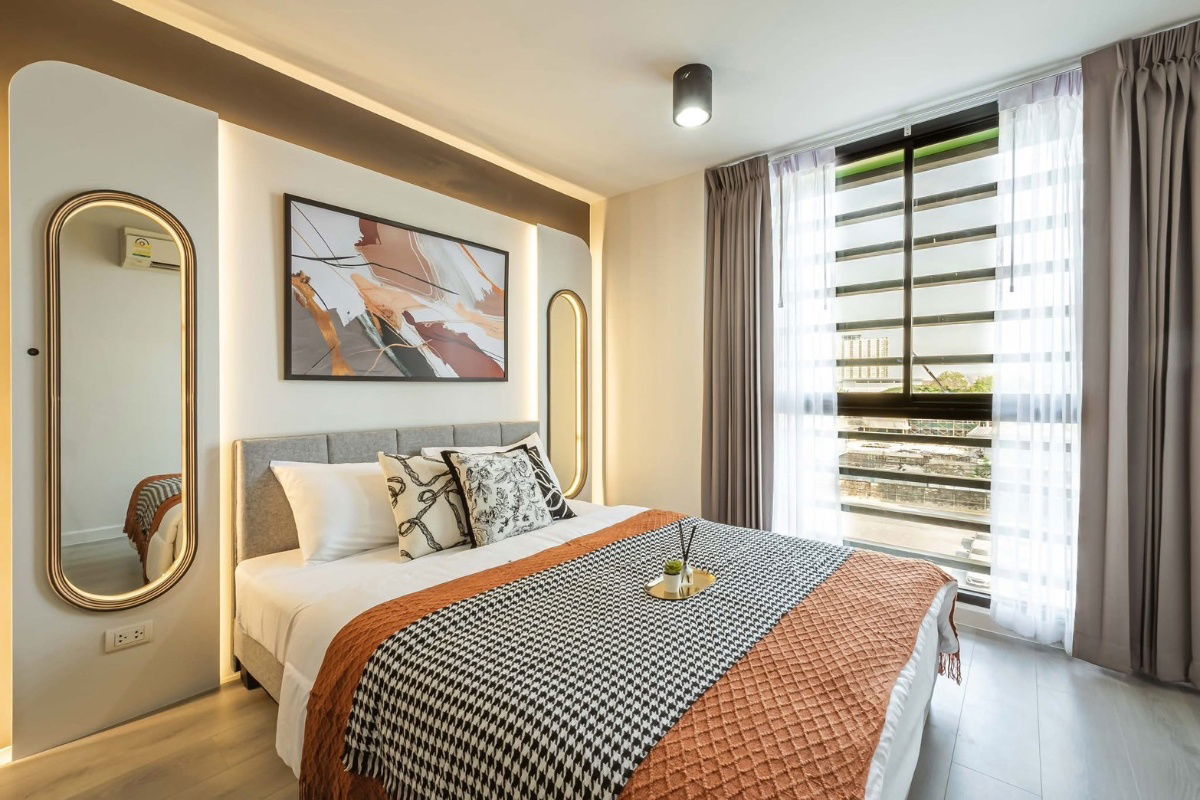 รูป ห้องใหญ 37 ตร.ม. 400 ม. BTS พหลโยธิน 24 ราคาผ่อนสบายๆ  กระเป๋าใบเดียวเข้าอยู่ได้เลยยยย - รูปที่ 2/22