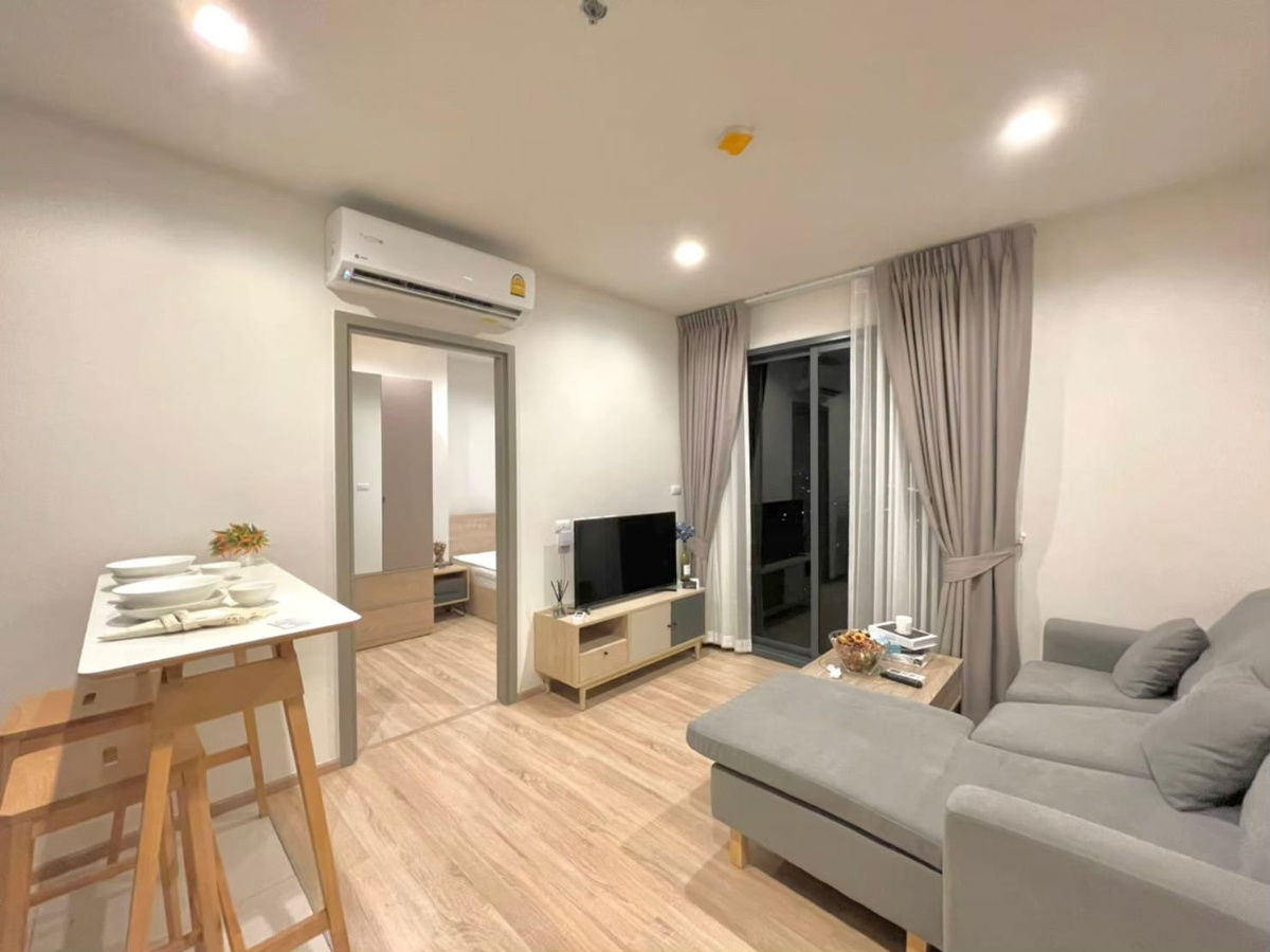 picture For rent 📍 The Base Garden Rama 9 📍 near APL Ramkhamhaeng, fully furnished and equipped with appliances - 6/11