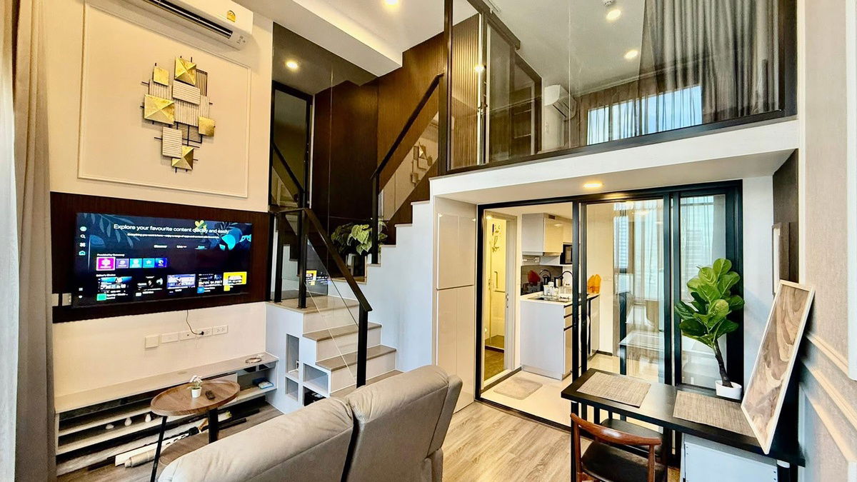 รูป ✨📌เช่าคอนโด KnightsBridge Space – Ratchayothin ✨1 ห้องนอน Duplex พร้อมอยู่🔥ว่างนะคะ นัดชมห้องได้ค่า🥰 - รูปที่ 1/12