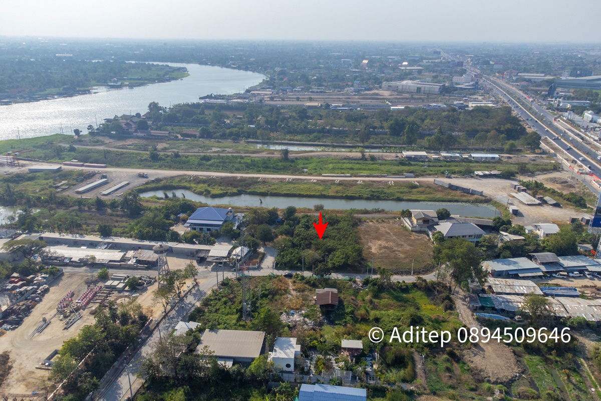 รูป ขาย ที่ดิน ถนนชัยพฤกษ์ ปากเกร็ด 1 ไร่กว่า เข้าซอย 150 ม. ใกล้แม่น้ำเจ้าพระยา ถนนราชพฤกษ์ สะพานพระราม 4 ที่ดินถมแล้ว - รูปที่ 6/26